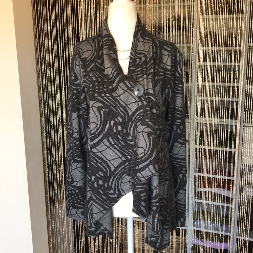M.I.K.O. Drape Cardigan Size Large